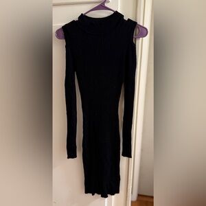 Derek Heart Black Turtleneck Sweater